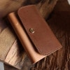 「Flap Card Case」使うほどに愛着増す木と革の名刺入れ/北欧風デザイン・メンズ・レディース