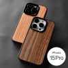 ■【15Pro】「iPhone 15Pro ALL-AROUND CASE」丈夫なハードケースと天然木をプラスしたiPhone15Pro専用木製アイフォンケース【6.1インチ】
