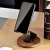 「Smartphone Stand Adjustable」角度調整ができる折り畳み式木製スマートフォンスタンド/Hacoaブランド