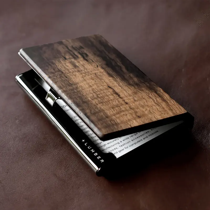 CARD CASE 黒柿・神代杉・山桜