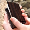 「Hacoa CardCase <黒檀>」木製名刺ケース/Hacoaブランド/北欧風デザイン
