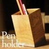 「Pen holder」鋳物と木のペンスタンド/Hacoaブランド/北欧風デザイン