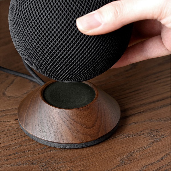 「HomePod mini Stand」音楽と暮らしを彩るスマートスピーカー用木製スタンド/Hacoaブランド