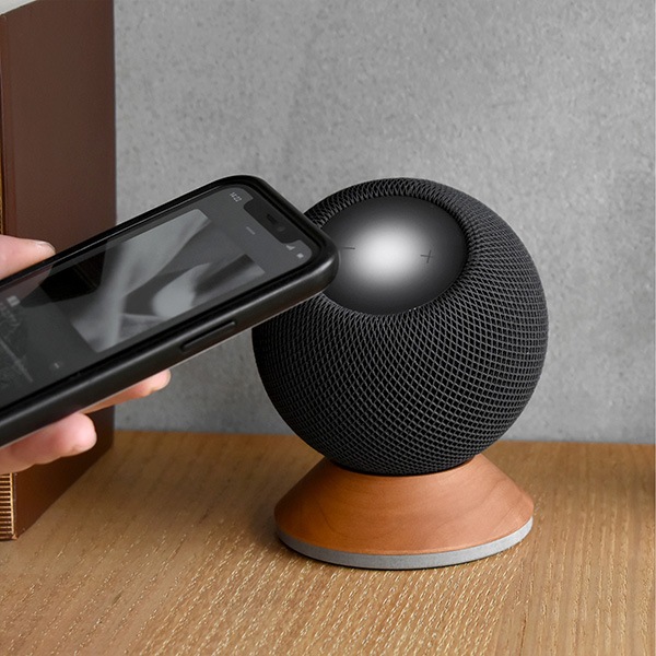 「HomePod mini Stand」音楽と暮らしを彩るスマートスピーカー用木製スタンド/Hacoaブランド