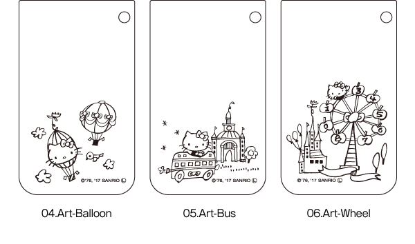 【ハローキティ】「IC-PassCase」キティちゃんの刻印がかわいい木製ICパスケース・カードケース定期入れ