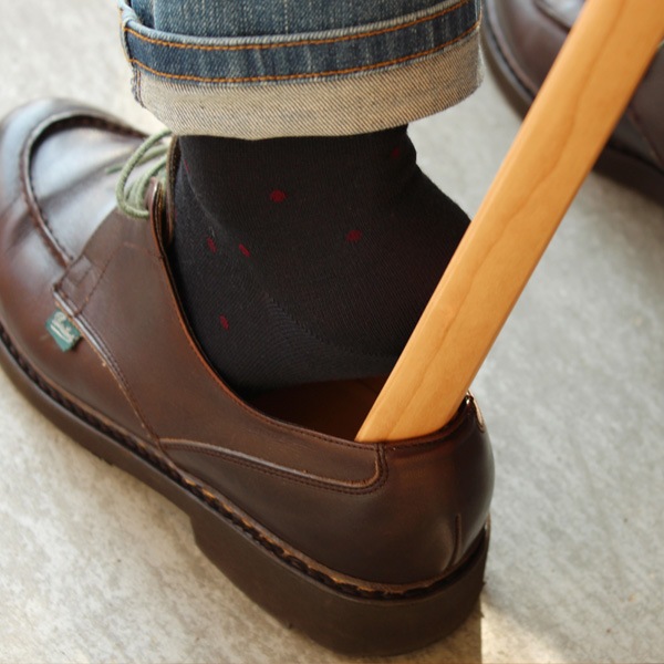 【送料無料】「Shoehorn Lサイズ」木製靴べら【80cm】