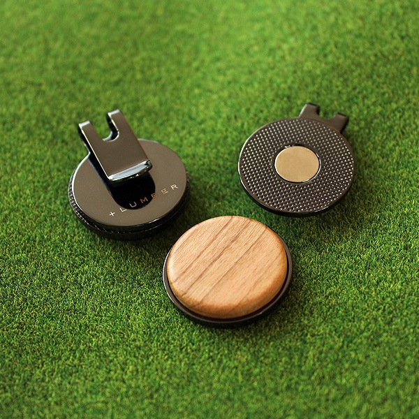 ■【プレミアム】「Golf Marker（黒檀）」ゴルフが楽しくなる木製グリーンマーカー
