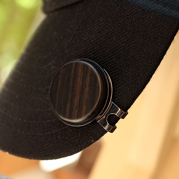 ■【プレミアム】「Golf Marker（黒檀）」ゴルフが楽しくなる木製グリーンマーカー