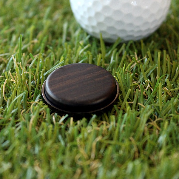 ■【プレミアム】「Golf Marker（黒檀）」ゴルフが楽しくなる木製グリーンマーカー