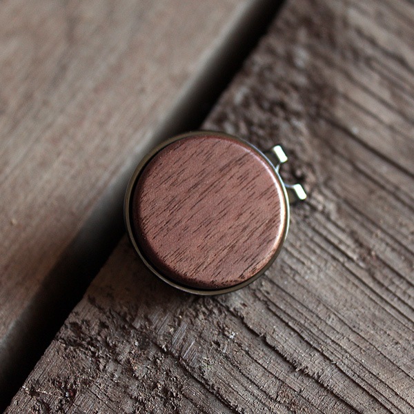 ■【プレミアム】「Golf Marker（黒檀）」ゴルフが楽しくなる木製グリーンマーカー