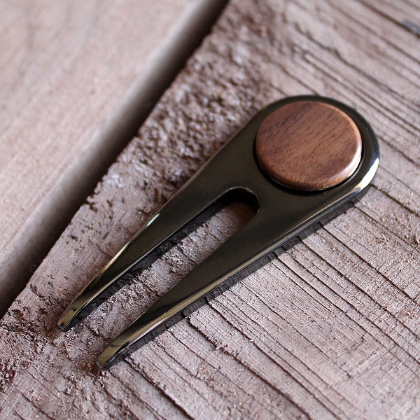 □【プレミアム】「Golf Green Fork（黒檀）」ゴルファーの
