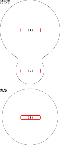 【生産終了】「Hand Mirror(持ち手あり)」木のあたたかさを持つ度に感じられる木製手鏡・ハンドミラー/北欧風デザイン