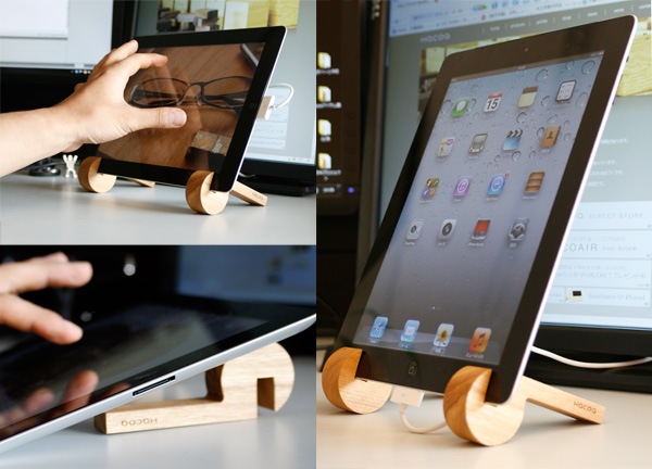生産終了 木製アイパッド用スタンド Ipad Stand Hacoaブランド 北欧風デザイン おしゃれな北欧風木製雑貨 贈り物 名入れギフト Hacoaオンラインストア