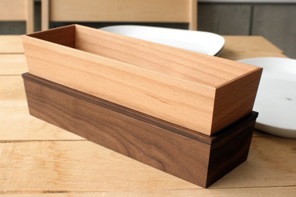 「CutleryBox」おしゃれな無垢の箱・カトラリーボックス・ケース・トレー/北欧風デザイン