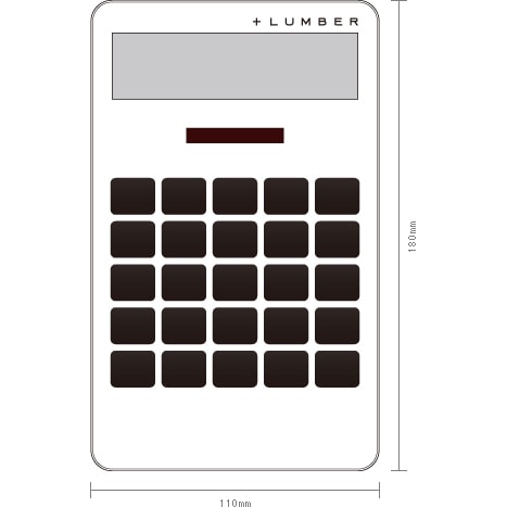 生産終了】【ネット限定】【WIDE2】「SOLAR POWERED CALCULATOR