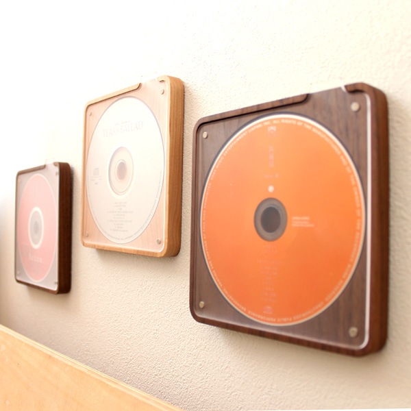 【生産終了】【ネット限定】「DiscStand」お気に入りのCD・DVDをおしゃれなインテリアに変える木製ディスクケース・スタンド/北欧風デザイン