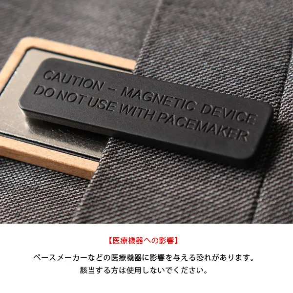 【刻印代込】「Magnetic Name Tag」衣服を傷つけない、マグネット式の木製ネームタグ・名札/記念品・オリジナルアイテム