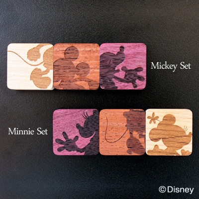 Disney】「Block magnets Disney Characters」ディズニーキャラクター