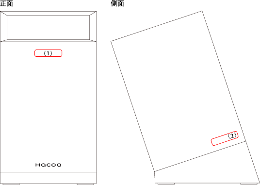 「Pen holder」鋳物と木のペンスタンド/Hacoaブランド/北欧風デザイン