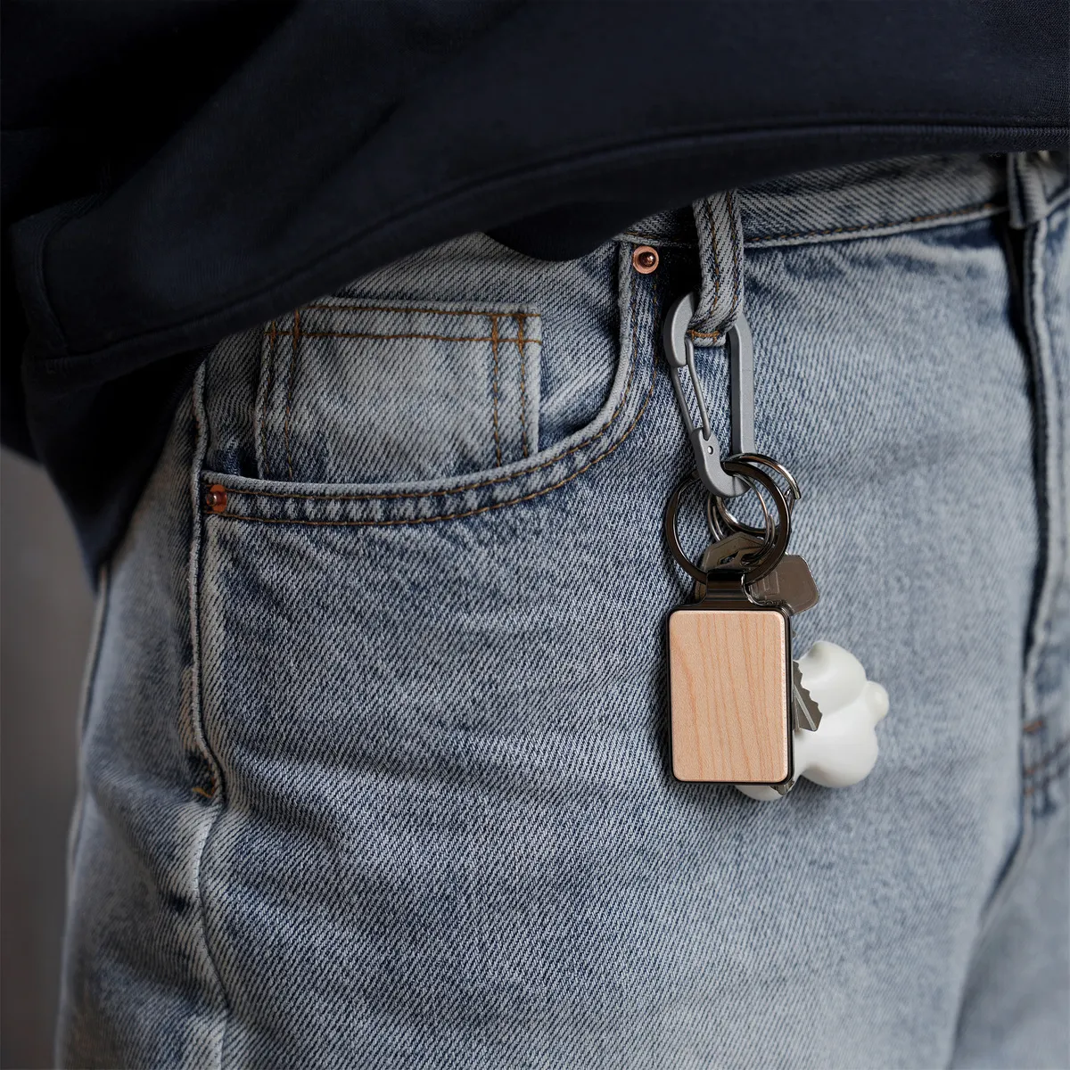 ■「KEYRING 001」銘木の美しさをプラスした木製キーホルダー・キーリング