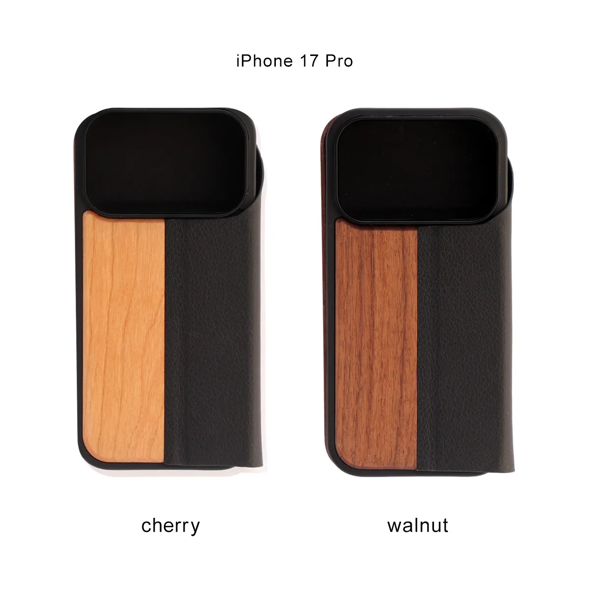 □【17】「iPhone17/iPhone17Pro/iPhone17ProMax FLIPCASE」木目が