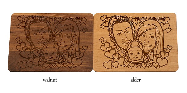 【刻印代込】「Message Board A3 無垢バージョン」大切なメッセージを無垢の木製ボードに刻印、結婚式のオリジナルウェルカムボードに最適/北欧風デザイン