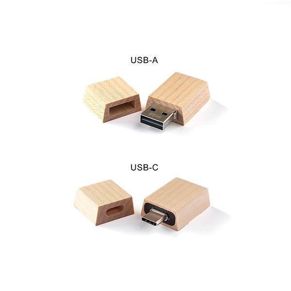 【64GB】「Chocolat Mini」本物のチョコレートのような自然の木の色を活かした木製USBメモリフラッシュメモリ