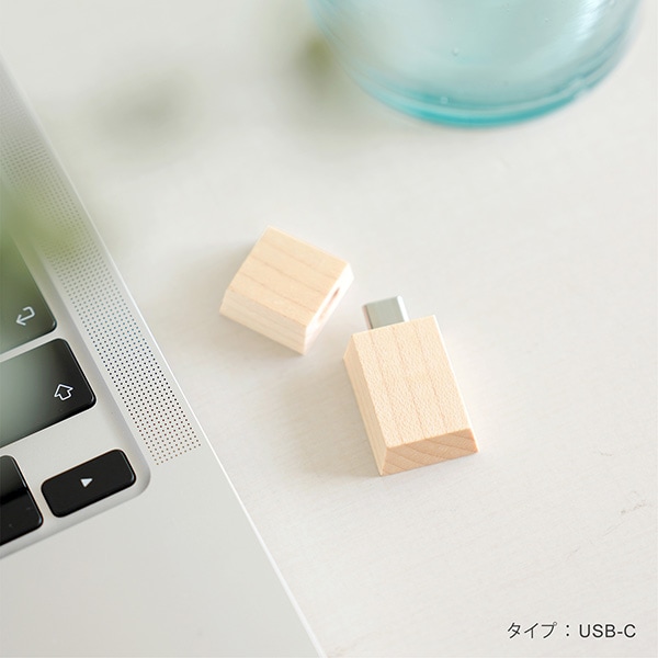 【64GB】「Chocolat Mini」本物のチョコレートのような自然の木の色を活かした木製USBメモリフラッシュメモリ