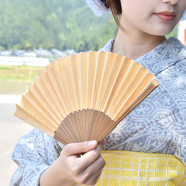 「桧の扇子＋オイルセット」天然ヒノキを使用した扇子と天然オイルのセット/男性用/女性用/檜