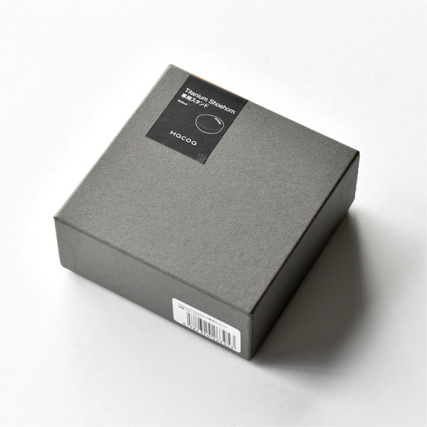 「Titanium Shoehorn 専用スタンド」チタン靴べらを安定して自立させられる木製スタンド/デザイン雑貨/北欧風デザイン