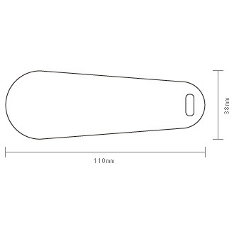 【名入れ可】「Shoehorn Mini」おしゃれな大人へ、木製の携帯靴べら・キーホルダーシューホーン