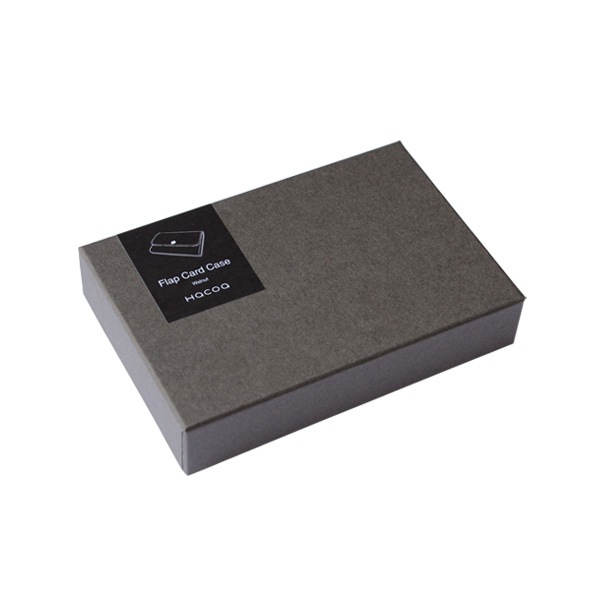 「Flap Card Case」使うほどに愛着増す木と革の名刺入れ/北欧風デザイン・メンズ・レディース