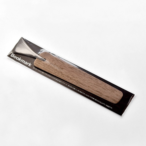 【名入代込】木製しおり「ブックマーク（Bookmark）2枚セット」Hacoaブランド/北欧風デザイン