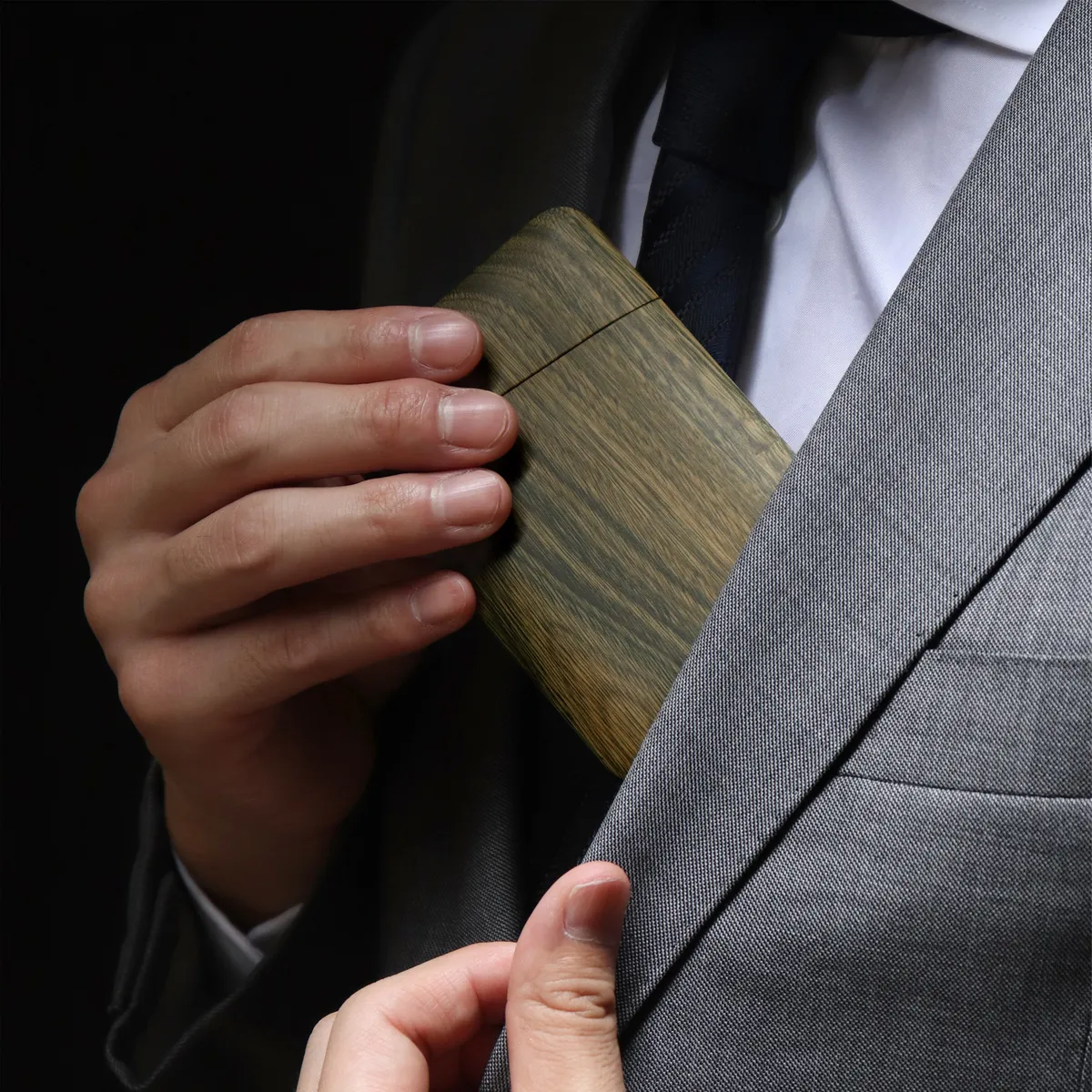 数量限定】「Card Case Gentle（パロサント・シャムガキ）」木製名刺