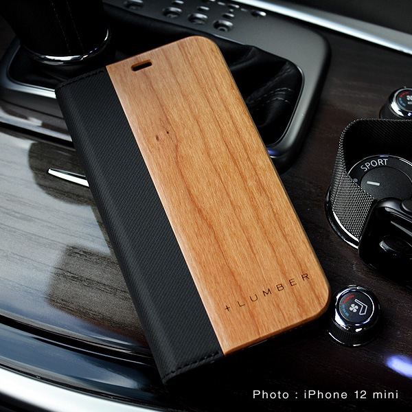 【生産終了】■【13】「iPhone 13 FLIPCASE」木目が美しい手帳型アイフォンケース【6.1インチ】