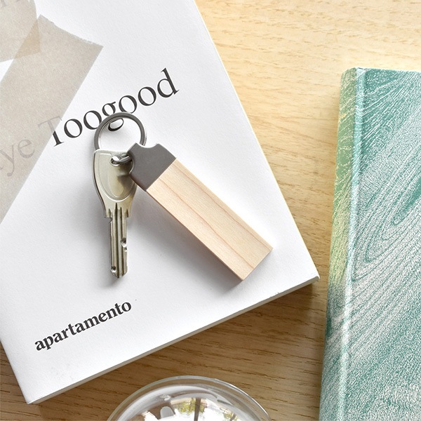 【数量限定】【ナンバープレート刻印】「KEYRING 002」愛車のナンバープレートを刻印した木製キーホルダー・キーリング/父の日/実用的/