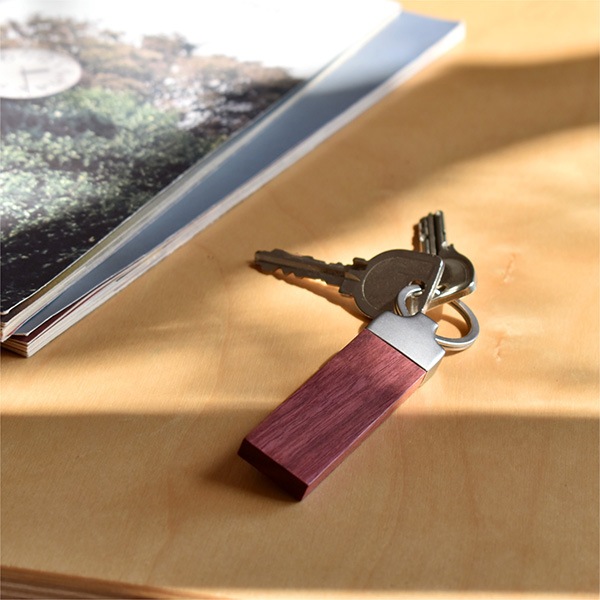 【数量限定】【ナンバープレート刻印】「KEYRING 002」愛車のナンバープレートを刻印した木製キーホルダー・キーリング/父の日/実用的/