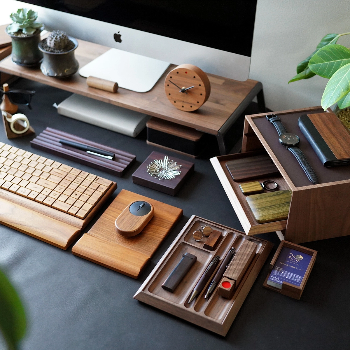 数量限定】25周年記念 木製デスクオーガナイザー｜Desk Organizer