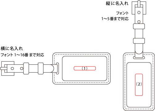 【生産終了】【名入れ一面 無料】「Name Strap」木と牛革を組み合わせたおしゃれなネームタグ・名札