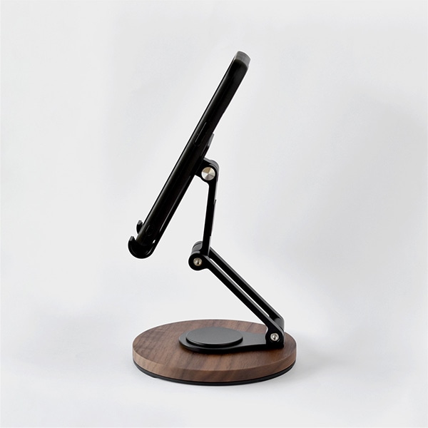 「Smartphone Stand Adjustable」角度調整ができる折り畳み式木製スマートフォンスタンド/Hacoaブランド