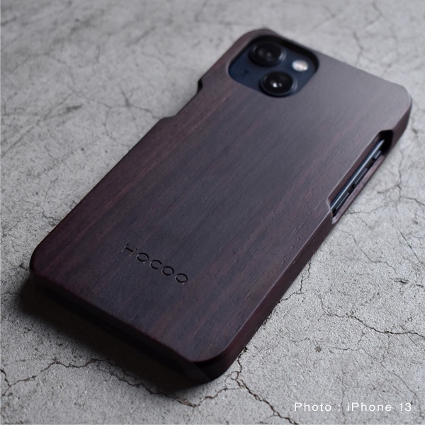 【生産終了】【ネット限定】【13】【Hacoa】「Wooden case for iPhone13」iPhone13用木製ケース