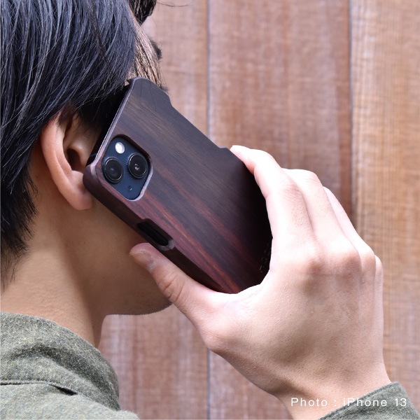 【生産終了】【ネット限定】【13】【Hacoa】「Wooden case for iPhone13」iPhone13用木製ケース