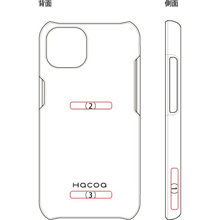 【生産終了】【ネット限定】【13】【Hacoa】「Wooden case for iPhone13」iPhone13用木製ケース