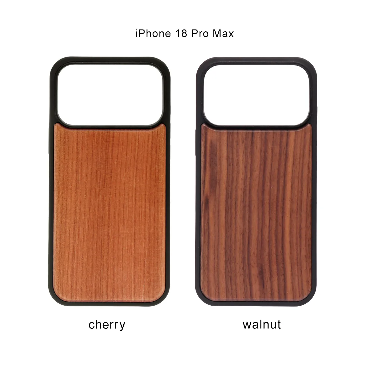 木製iPhone 18 Pro / iPhone 18 Pro Maxケース｜MagSafe対応 天然木