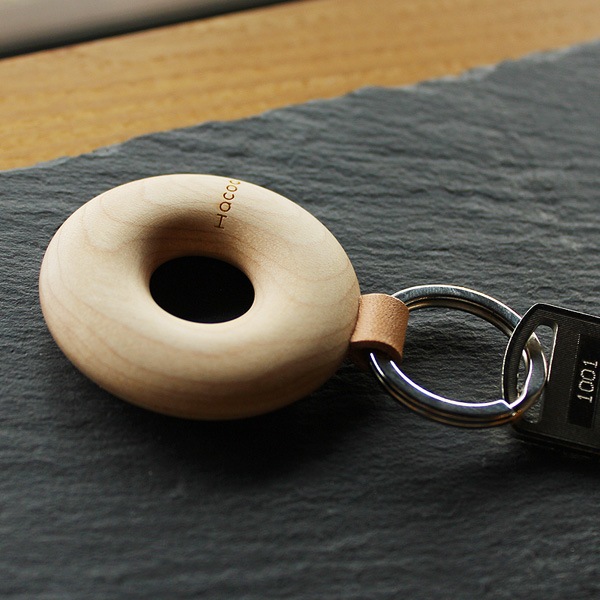■【名入代込】【ペア】「Keyholder Hoop ギフトセット」木製輪っか型キーホルダー・キーリング