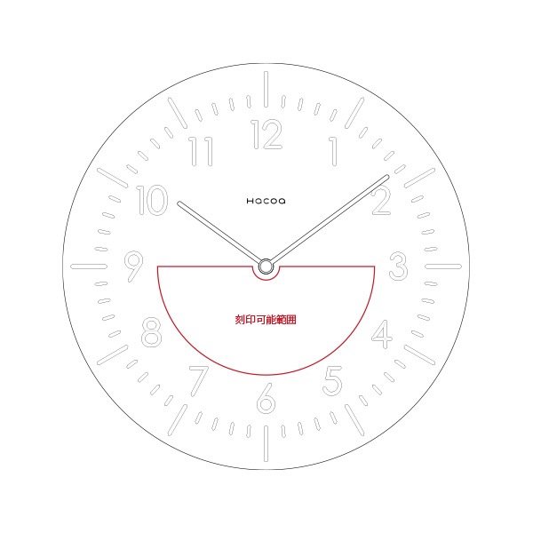 【生産終了】「Wall Clock Colored」サスティナブルで目を引くカラーリングの木製壁掛け時計