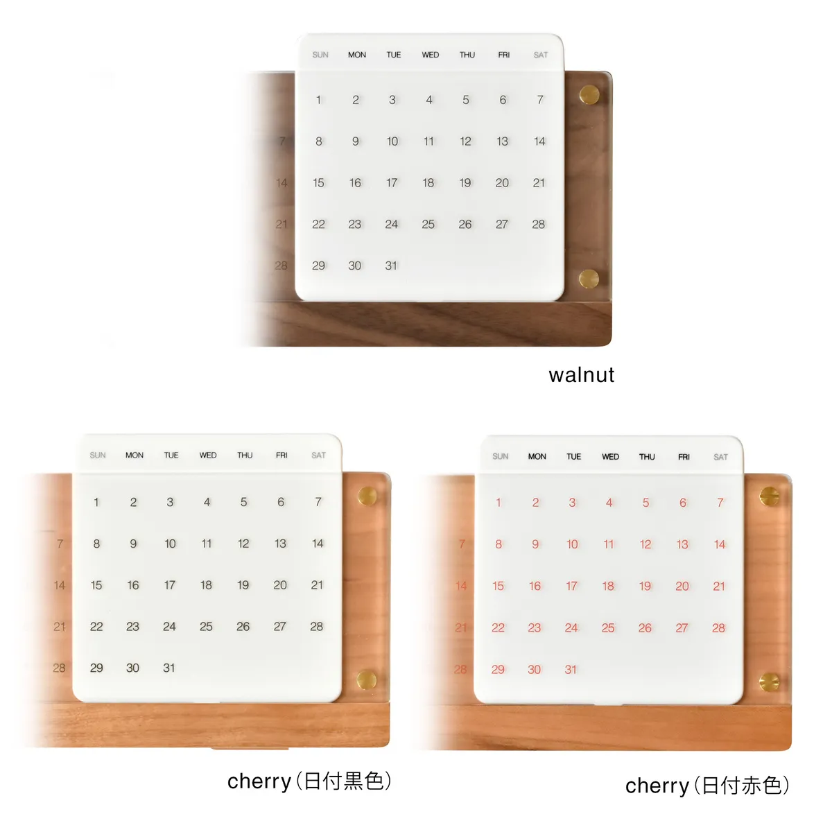 「Desk Calendar Eternal」時とともに深まる卓上万年カレンダー