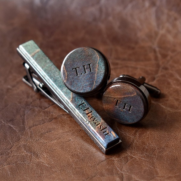 【名入れ刻印チケット】※TIE PINS & CUFF LINKS ギフトセット専用  / サービス品の為、単品ではご購入頂けません。【ポイント対象外】