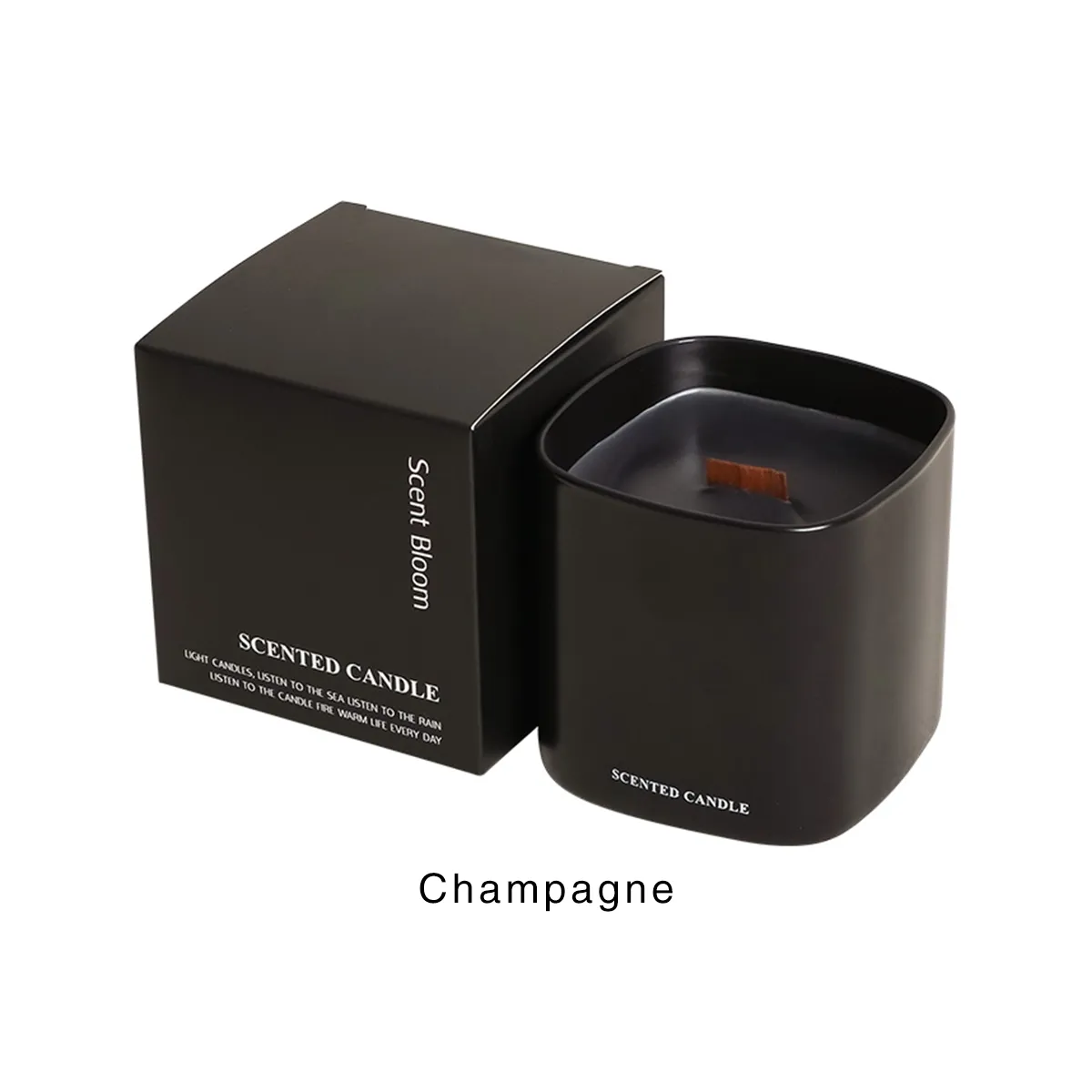 SCENTED CANDLE」灯りと香りで、日常に余白を。長く楽しめる木芯アロマ