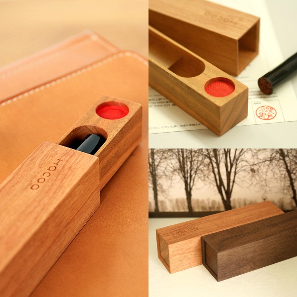 ネット 数量限定 Sealcase 黒拭き漆 動きが心地いい 木製印鑑ケース 北欧風デザイン Hacoaブランド周年記念モデル おしゃれな北欧風木製雑貨 贈り物 名入れギフト Hacoaオンラインストア